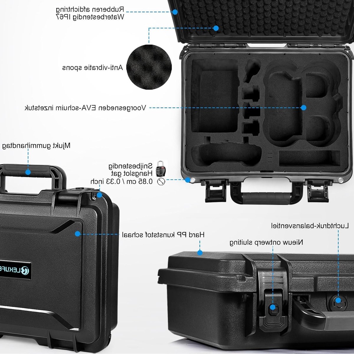 Waterdichte Hard Case voor DJI Avata 2 Drone en Accessoires, Ideaal voor Bescherming en Transport – foto 2