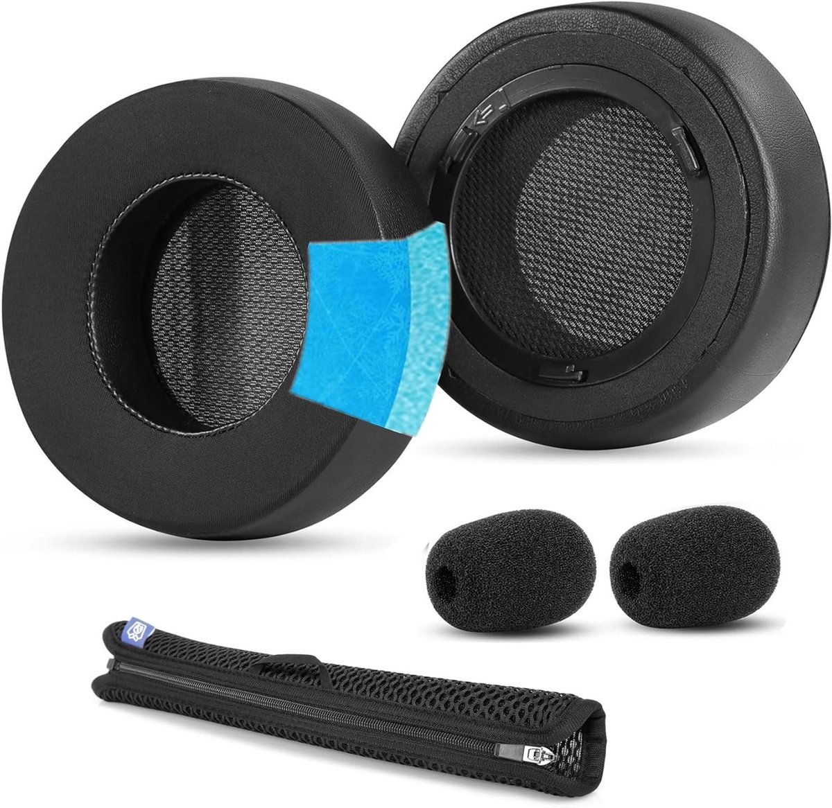 Comfortabele Vervangende Oorkussens en Hoofdband voor Gaming Headset met Koelende Gel, Ice Silk Stof en Geluidsisolatie