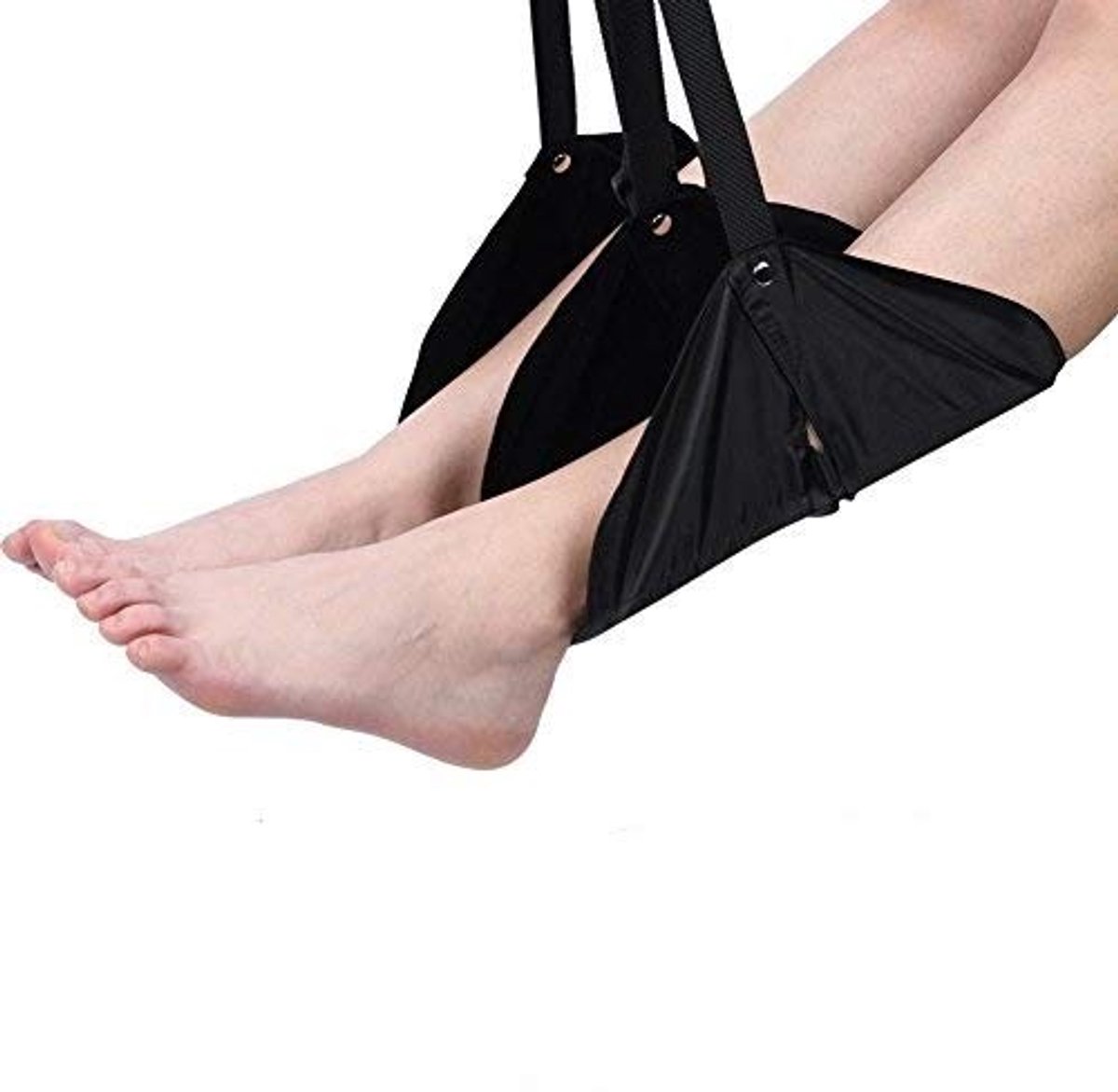 aladdien - Foot Hammock - Voetsteun - Ideaal voor reizen - Verstelbaar - Comfortabel - Ondersteunt ontspanning - Geschikt voor binnen en onderweg