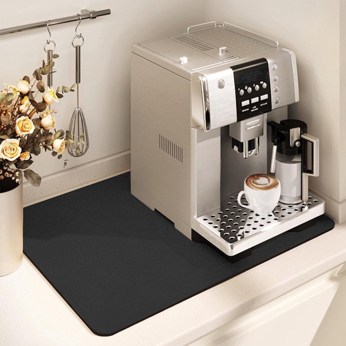 Siliconen Onderzetter voor Koffiezetapparaat - Antislip en Waterdicht, Ideaal voor Keuken, Afwas en Tafelgebruik (30 x 40 cm)