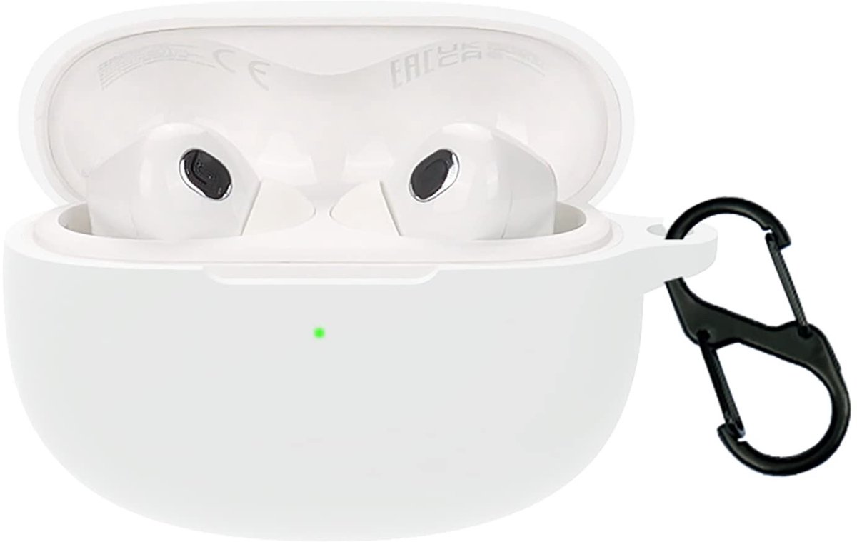 Store_8 - Hoesje voor Xiaomi Buds 3T - Ultradun en zacht - Wit - Anti-Fall - Krasbestendig en comfortabele aanraking - Geschikt voor Xiaomi Bud...