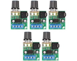 Store_9 - Mini Versterker Board - LM386 Audio Versterker - Ideaal voor DIY Audio Projecten - 5 Stuks - Geschikt voor Speaker Sound System - Compact...