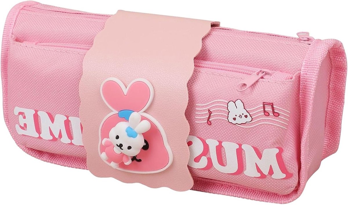 Schattige Pennenhouder met 4 Compartimenten, Ruime Organiser voor School, Kantoor en Universiteit, Perfect voor Stationery en Accessoires