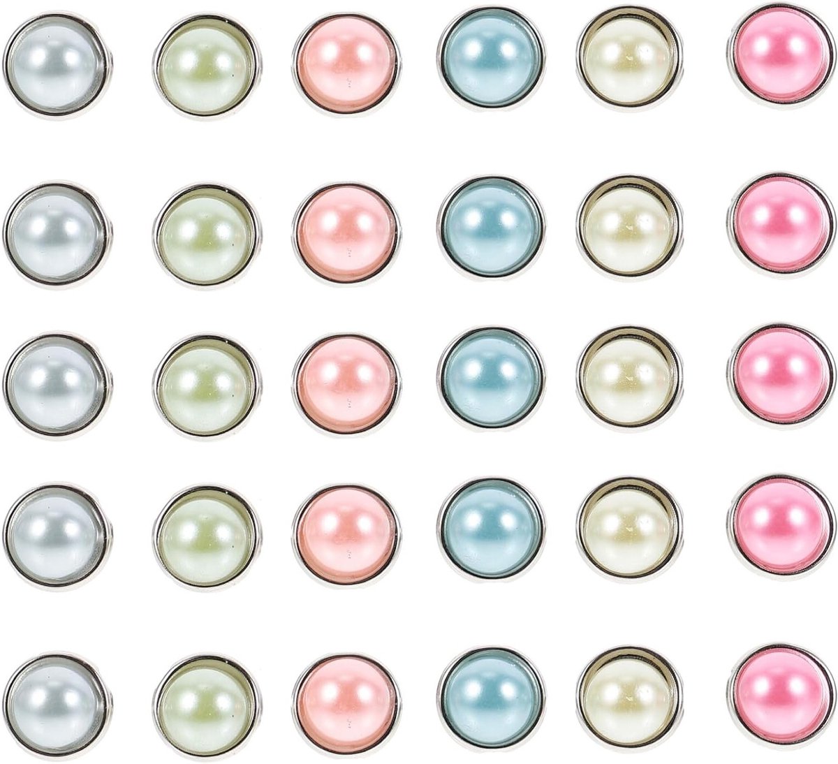 50 Stuks Papieren Klemmen, Mini Metalen Wielen voor Knutselen, DIY, Scrapbooking en Fotoalbums