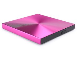 Allecto - Externe DVD/CD Writer - Draagbare CD/DVD Speler - Slim en Compact - Roze - USB 3.0 - Voor Laptop en Computer - Draagbaar en Lichtgewich