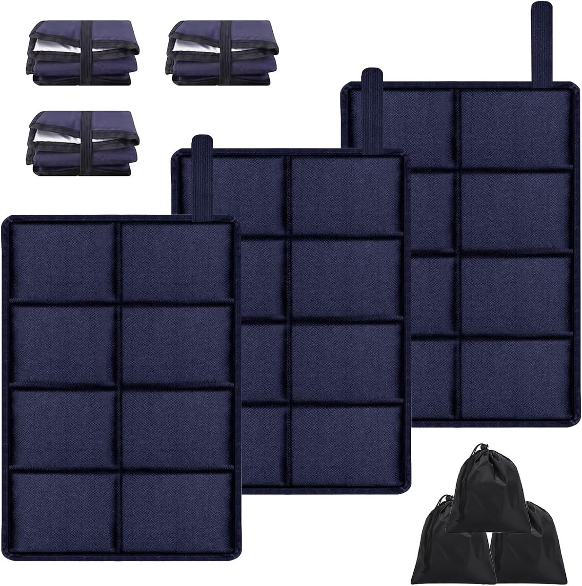 Set van 3 Thermische Zitkussens, Opvouwbare Zitmat, Waterdicht en Comfortabel voor Picknick, Kamperen en Buitenactiviteiten