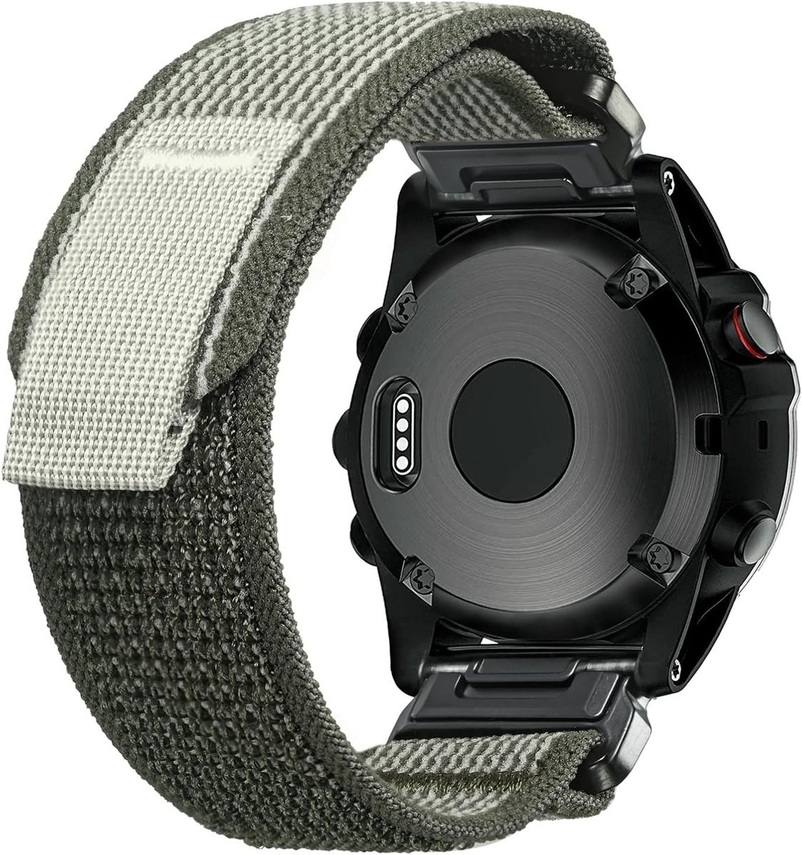 Nylon Sportband voor fēnix, Forerunner, Vivoactive en MARQ - Duurzame Vervangband voor Heren met Comfortabele Pasvorm