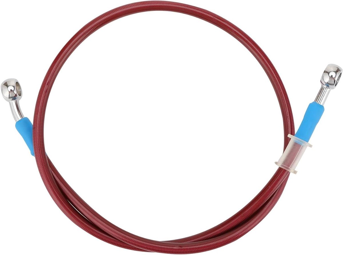 Motorfiets Rembuis - Reserve Eindstuk - Voertuig Onderhoud - Roestvrij Staal - 90 cm - Rood