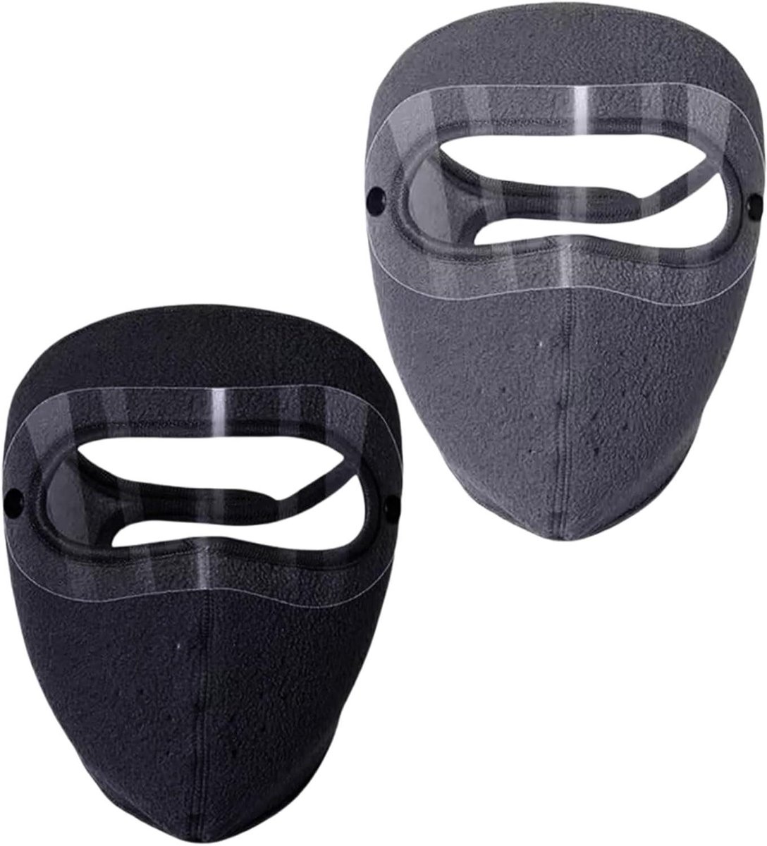 Winter Gezichtsmasker - Winddicht Sjaal - Buitenactiviteiten Bescherming - Afneembare HD Bril - 2 Stuks - Multikleur