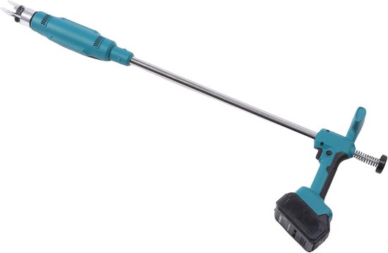 Elektrische onkruidtrekker - Draadloze trimmer - Gazon onderhoud - Diep wortel verwijderen - Tot 15 cm diep - Groen — afbeelding 4