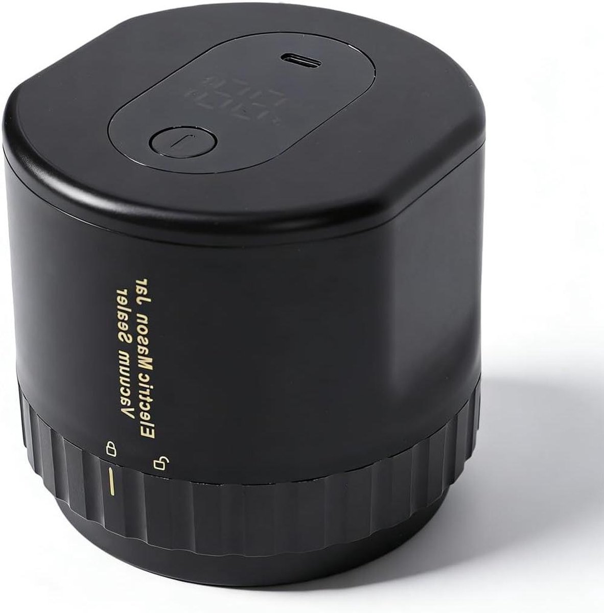 Draadloze Pot Vacumeerder - Elektrische Sealer - Voedsel Bewaren - Snelle Luchtverwijdering - Inclusief 10 Deksel - Wit