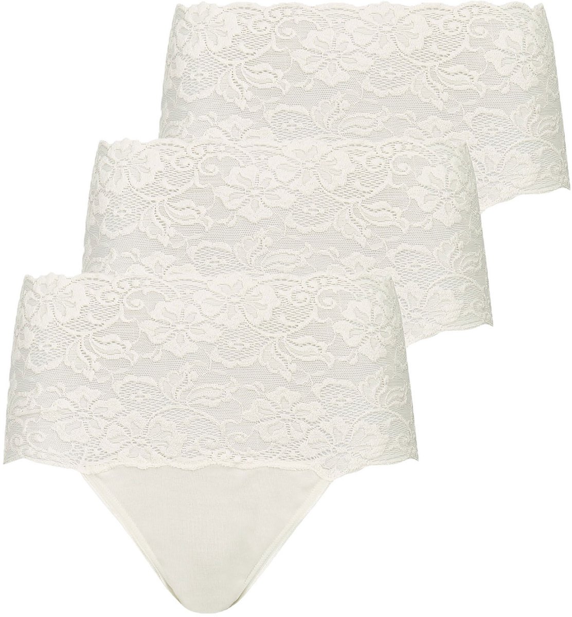 3-pack dames tailleslip Fine Cotton