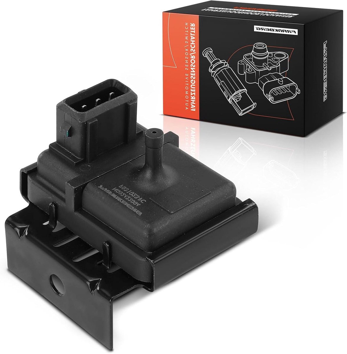 Luchtdruksensor - Hoogteaanpassing sensor - Motorprestaties meten - Directe vervanging - 8x8x8 cm - Zwart
