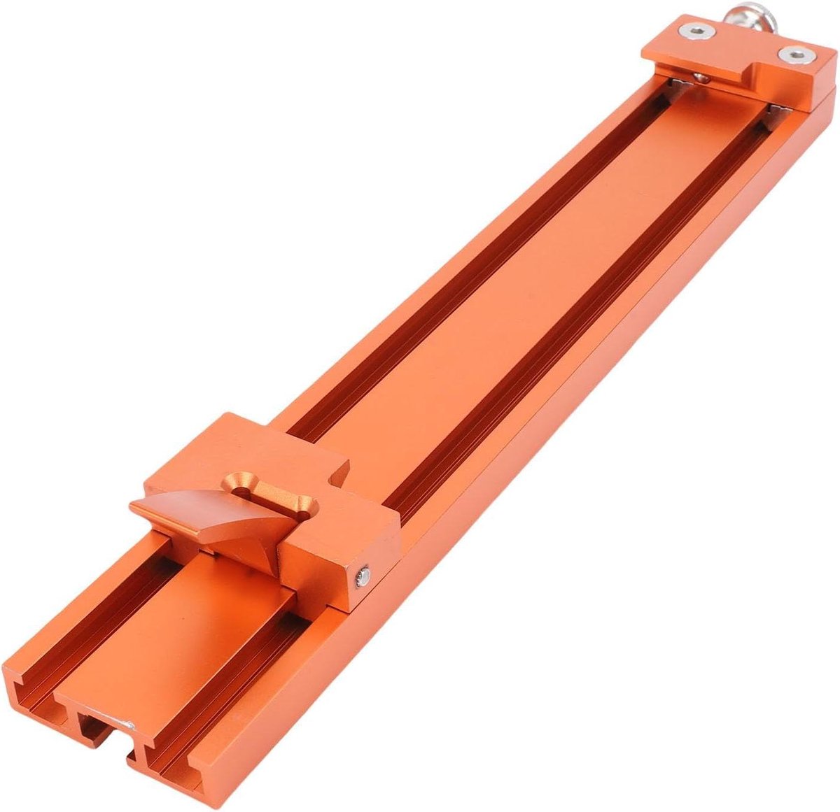 Cirkelzaaggeleiderail - Verstelbare Zaaggeleider - Rechte Houtsneden - Aluminiumlegering - 145-280 mm - Oranje