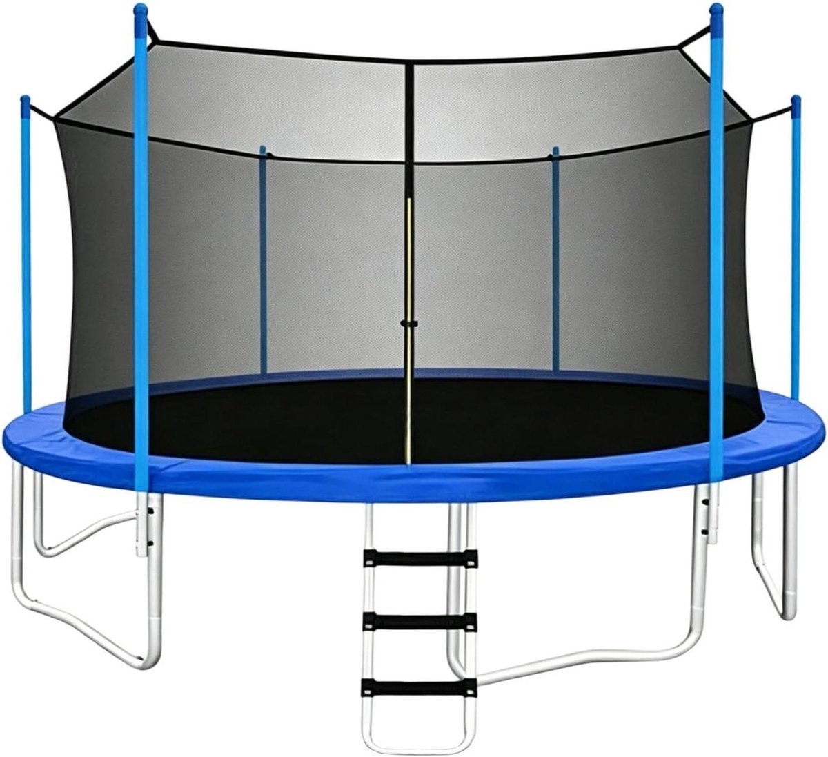 Trampoline Net - Veiligheidsnet Omheining - Tuin Plezier - Scheurbestendig Ontwerp - 12 Voet - Zwart