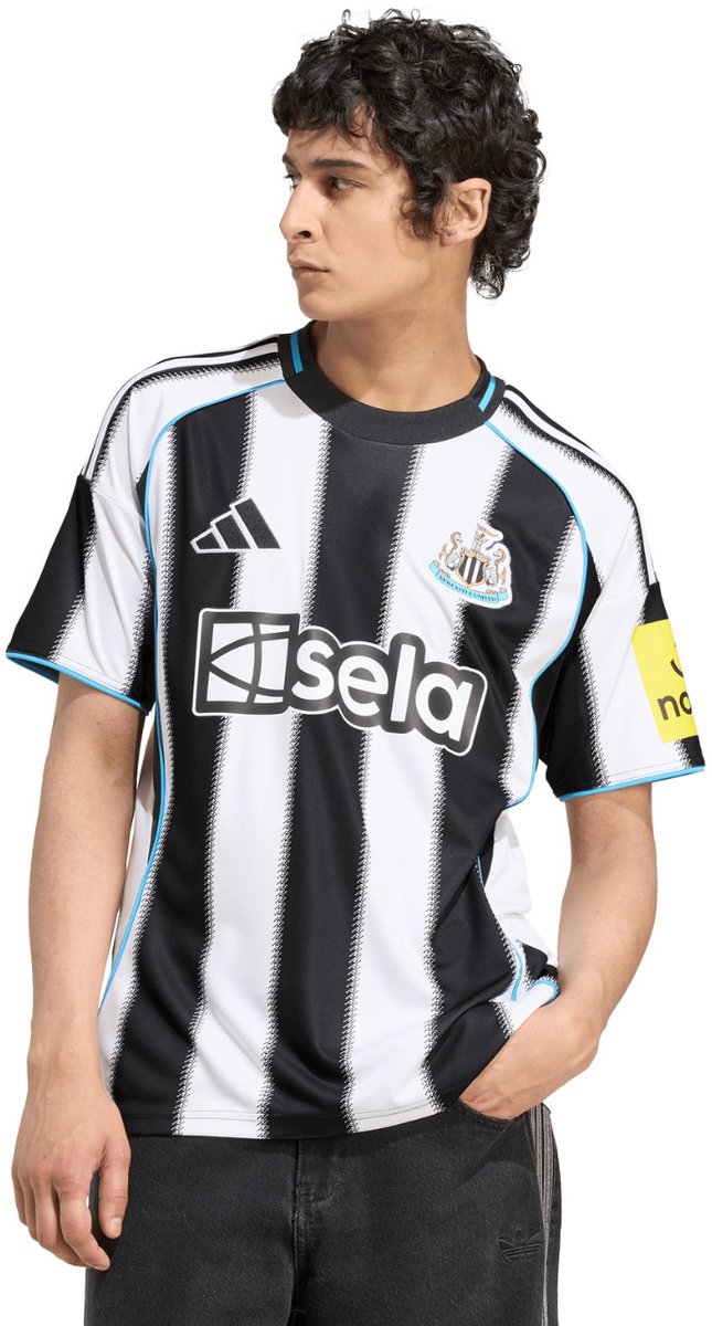 adidas T-shirt Heren Newcastle United FC 25/26 Home Multicolor - Maat S