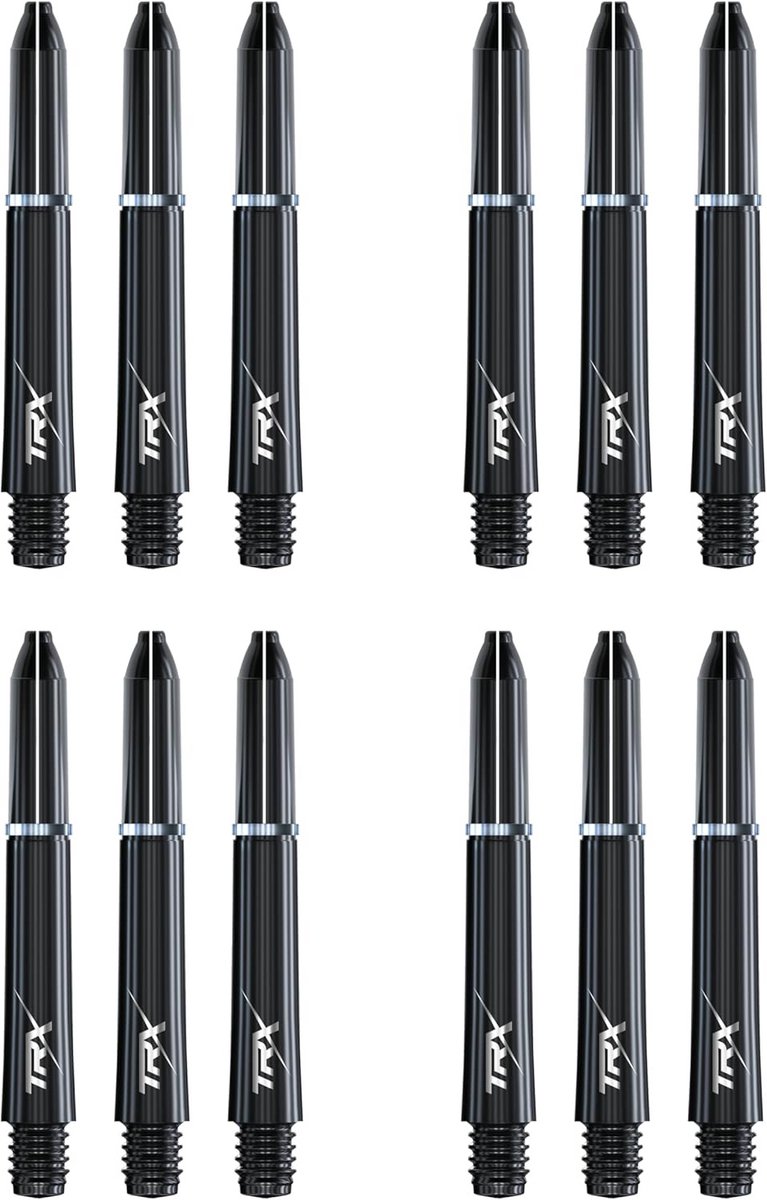 Dartpijlen Stelen Set - Korte Zwarte Shafts voor Stabiliteit
