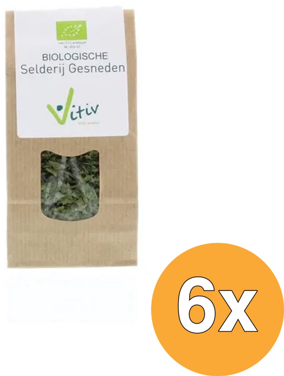 6x Vitiv Oregano Gesneden Bio (25 gr)