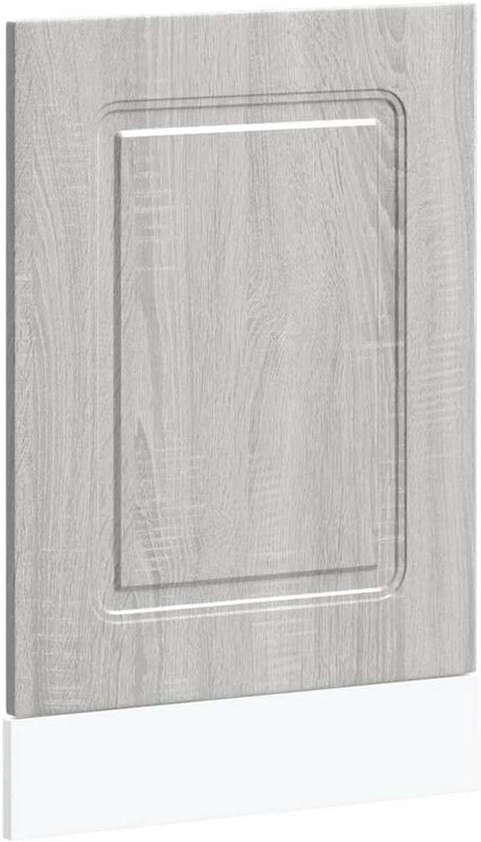 Vaatwasser Paneel 45x67 cm Sonoma Grijs Bewerkt Hout Keuken Decoratie en Bescherming