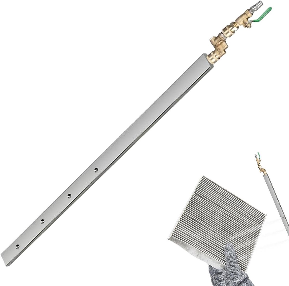 Radiator Reiniger - Reinigingsborstel - Koelsysteem Reinigen - Flexibele Hoekinstelling - 