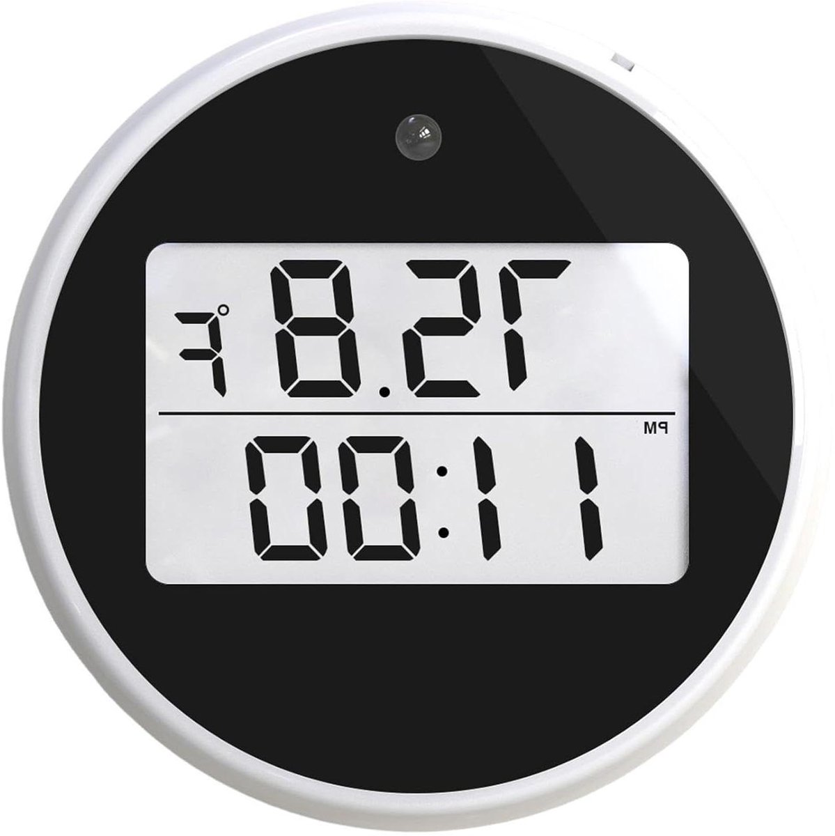 Waterthermometer Timer - Badthermometer Digitaal - Temperatuur Meten - Binnen Buiten Monitor - 4.4 x 4.4 x 3.3 cm - Zwart
