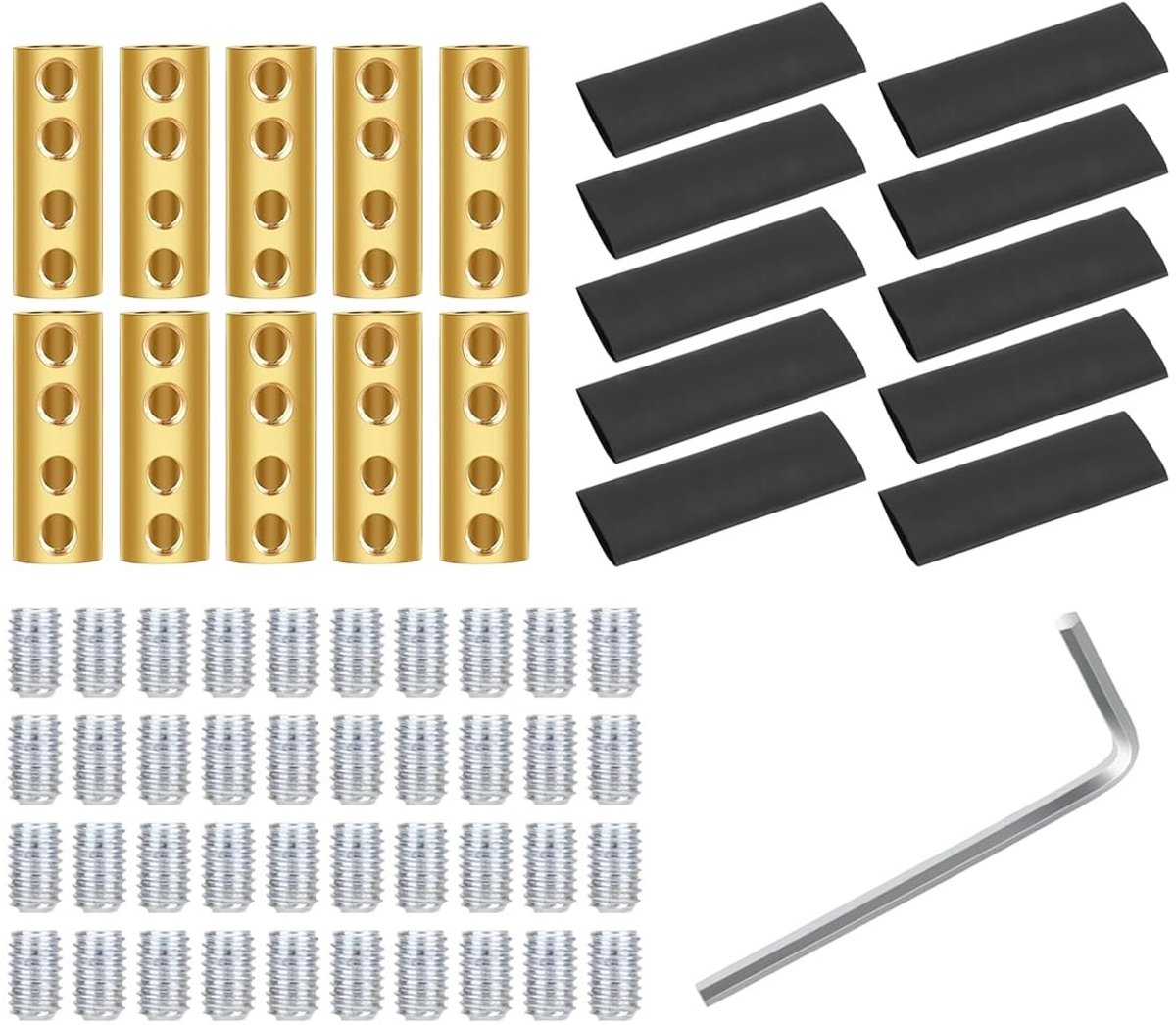 aladdien - 4-polige aansluitblokconnector - 6 draadconnector - Snelkoppeling - 80Amp - Circuitconnectoren - Geschikt voor diverse toepassingen -...