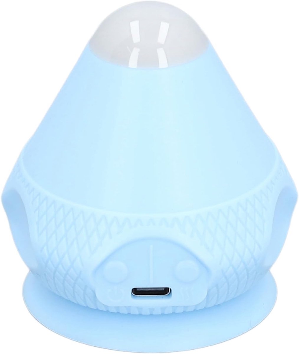 Monteerbare Massagebal - Wandmassageapparaat - Triggerpoint Ontspanning - Verstelbare Warmtecompressie - 8 x 8 x 7 cm - Blauw