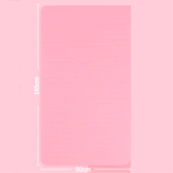 Yogamat - Sportmat Fitnessmat - Thuis Sporten - Milieuvriendelijk TPE Materiaal - 90x185cm - Paars van Yogamat — afbeelding 3