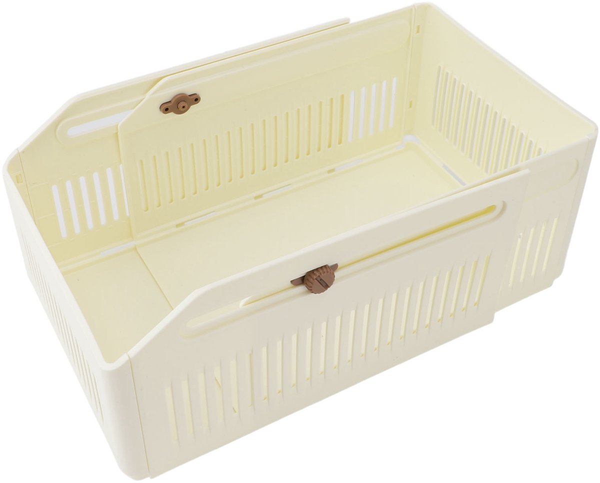 Uitschuifbare Opbergbox Set – 2 Stuks 28–45cm Verstelbaar – Stapelbaar & Ruimtebesparend – Multifunctionele Organizer voor Kast, Keuken & Pantry