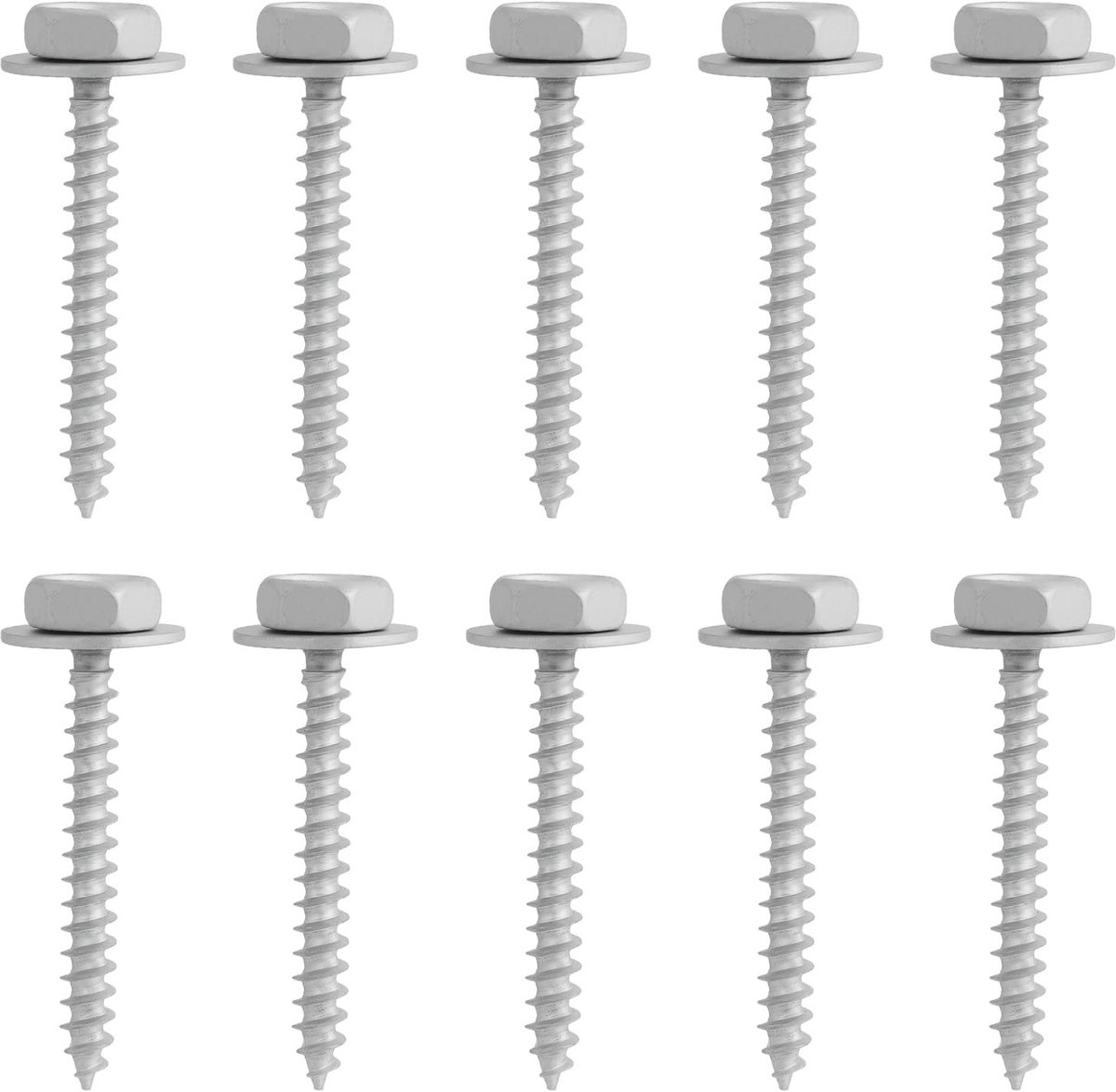aladdien - Auto Onderbak Schroeven - 10 Stuks - Hoogwaardige treksterkte - 4.6x10x36.6mm - Compatibel met Mercedes-Benz Smart - Voor veiligheid en s..