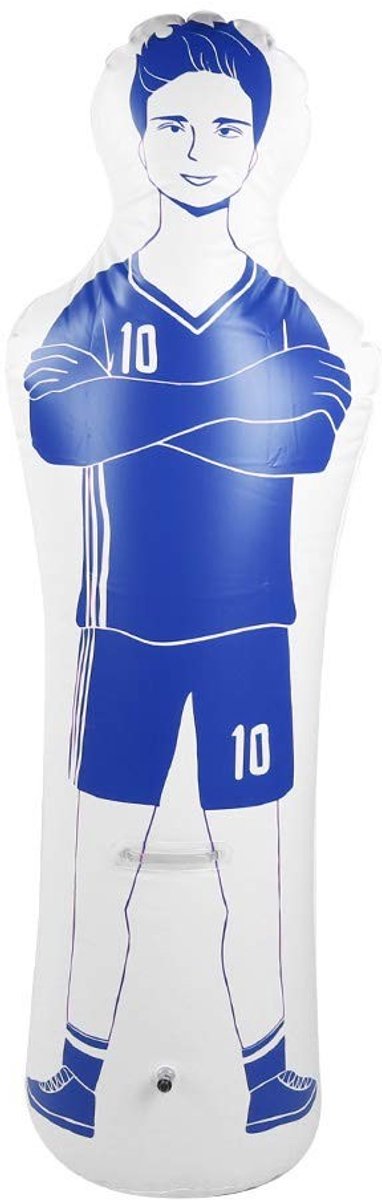 aladdien - Voetbalpop - Oefenmateriaal - Ideaal voor training - Blauw - Fitness accessoires - Verbeter je techniek - Geschikt voor alle leeftijden -..