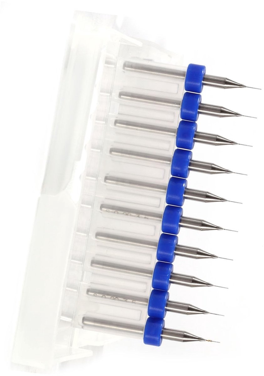 aladdien - Boor Set - 10-delige Metaal Boor Set voor PCB - Precisie en Kwaliteit - Geschikt voor Elektronica - Perfect voor Hobbyisten - Ideaal voor..
