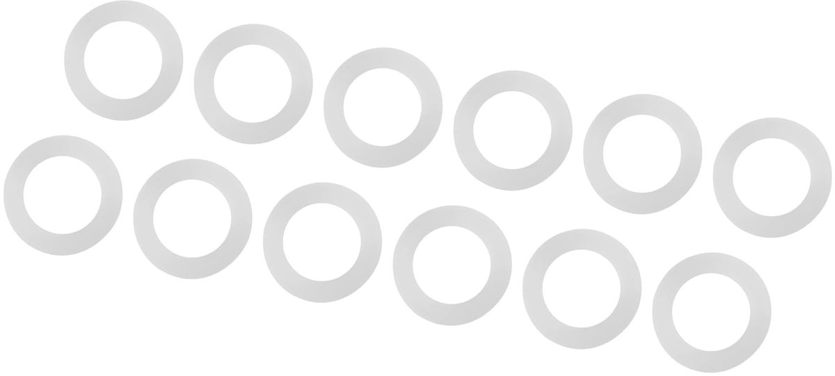 Witte O-ringafdichtingsringen 1 Inch - Siliconen Pakkingen voor Lekpreventie
