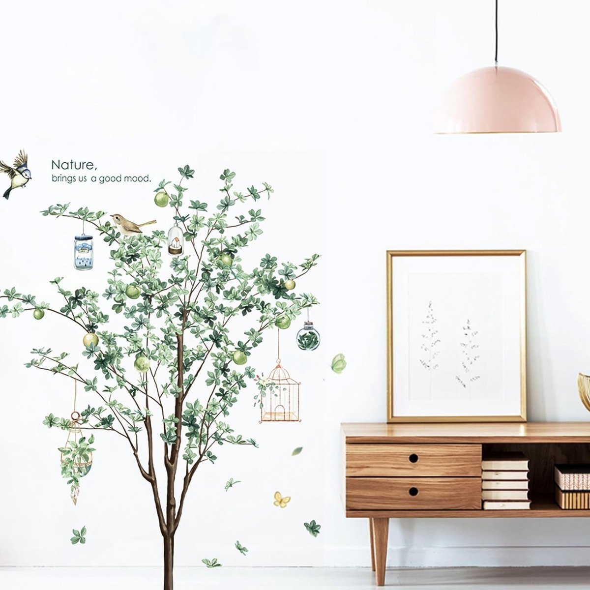 ONF3 - Muursticker Eucalyptus - Groene Planten - Verwijderbaar - Woonkamer Decoratie - Slaapkamer - Kantoor - Kinderkamer - Badkamer - Natuurlij...