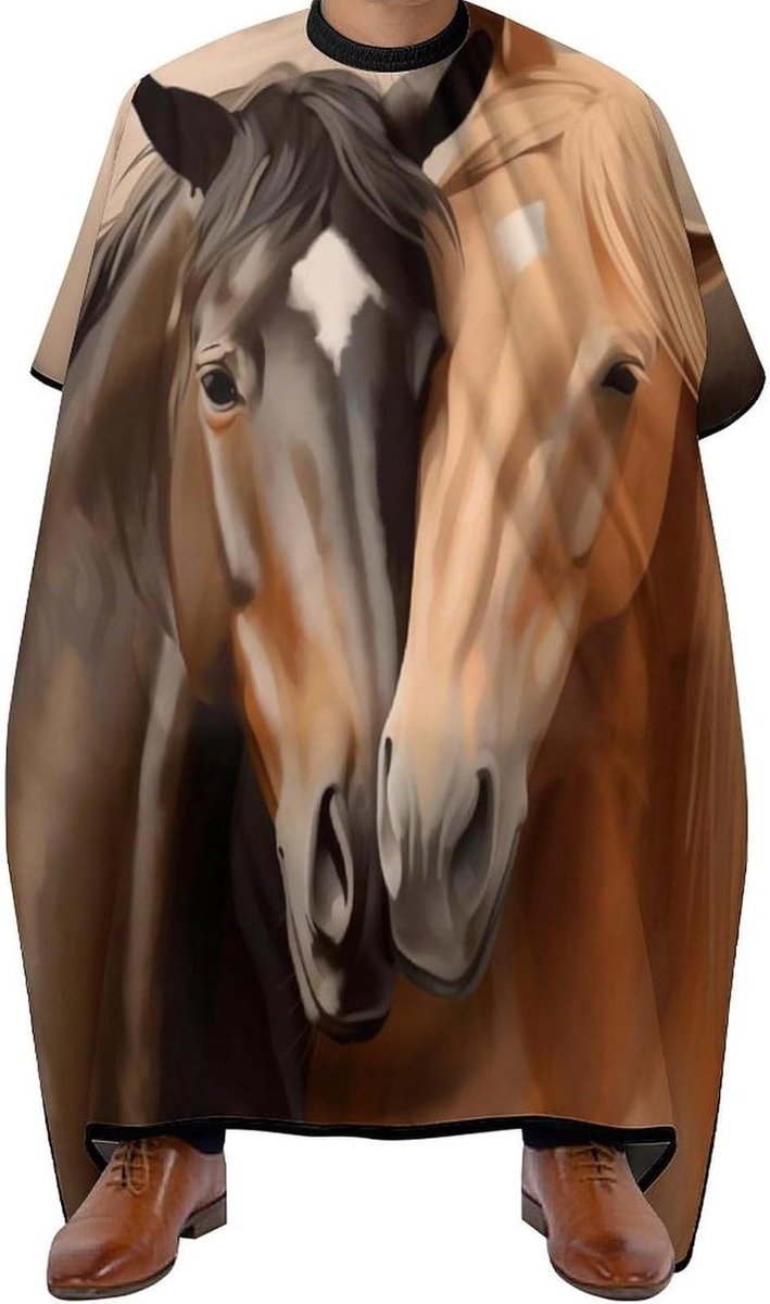 Haar Cape - Kappers Schort - Haar Knippen - Verstelbare Sluiting - 140 x 168 cm - Gepersonaliseerd