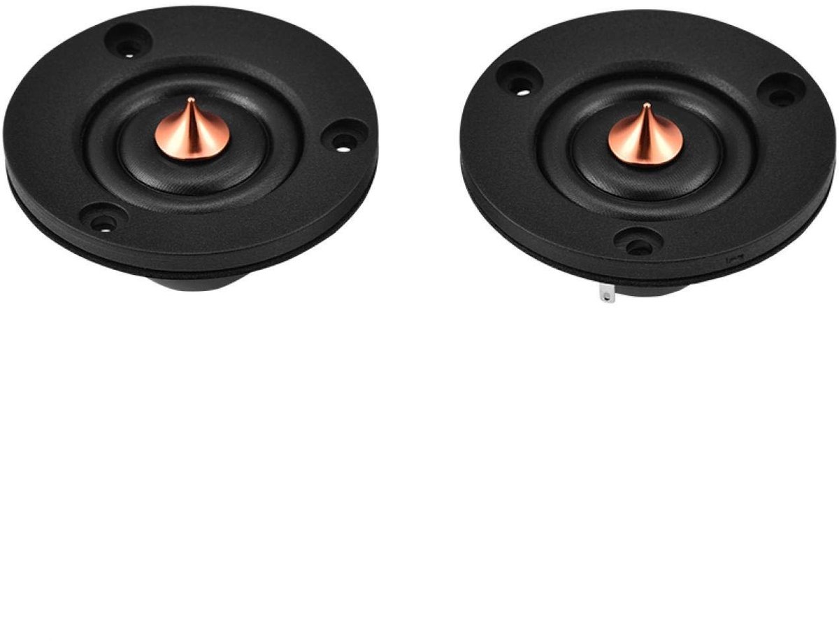 Socobeta 2pcs Tweeter Speakers - Silk Film Dome Treble Car Speakers
