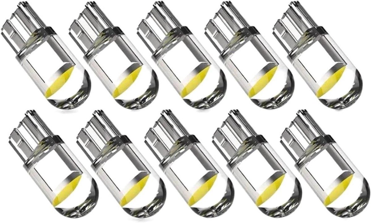 LED Glasbehuizing COB - Auto Lamp - Interieur Verlichting - Schok en trillingsbestendig - 10 stuks - Blauw