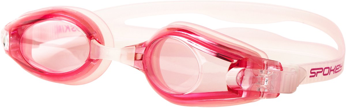 Spokey SKIMO Zwembril - Roze - Anti-Fog - UV-bescherming - Polycarbonaat - Siliconen afdichtingen - Verstelbare band