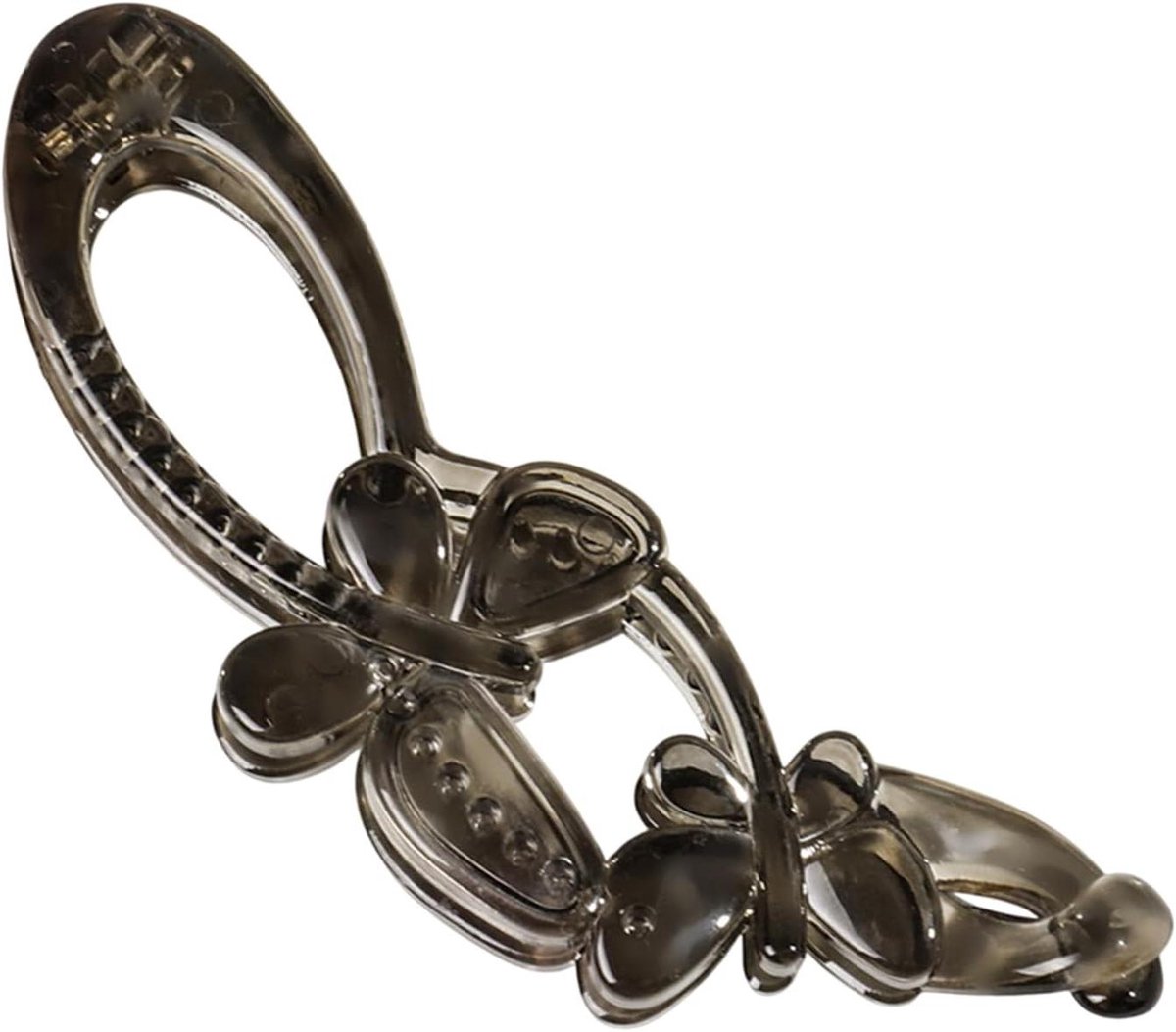 Haarclip Banaan - Twist Barrette - Haar Stijlen - Antislip Grip - 11 x 4 x 2 cm - Zwart
