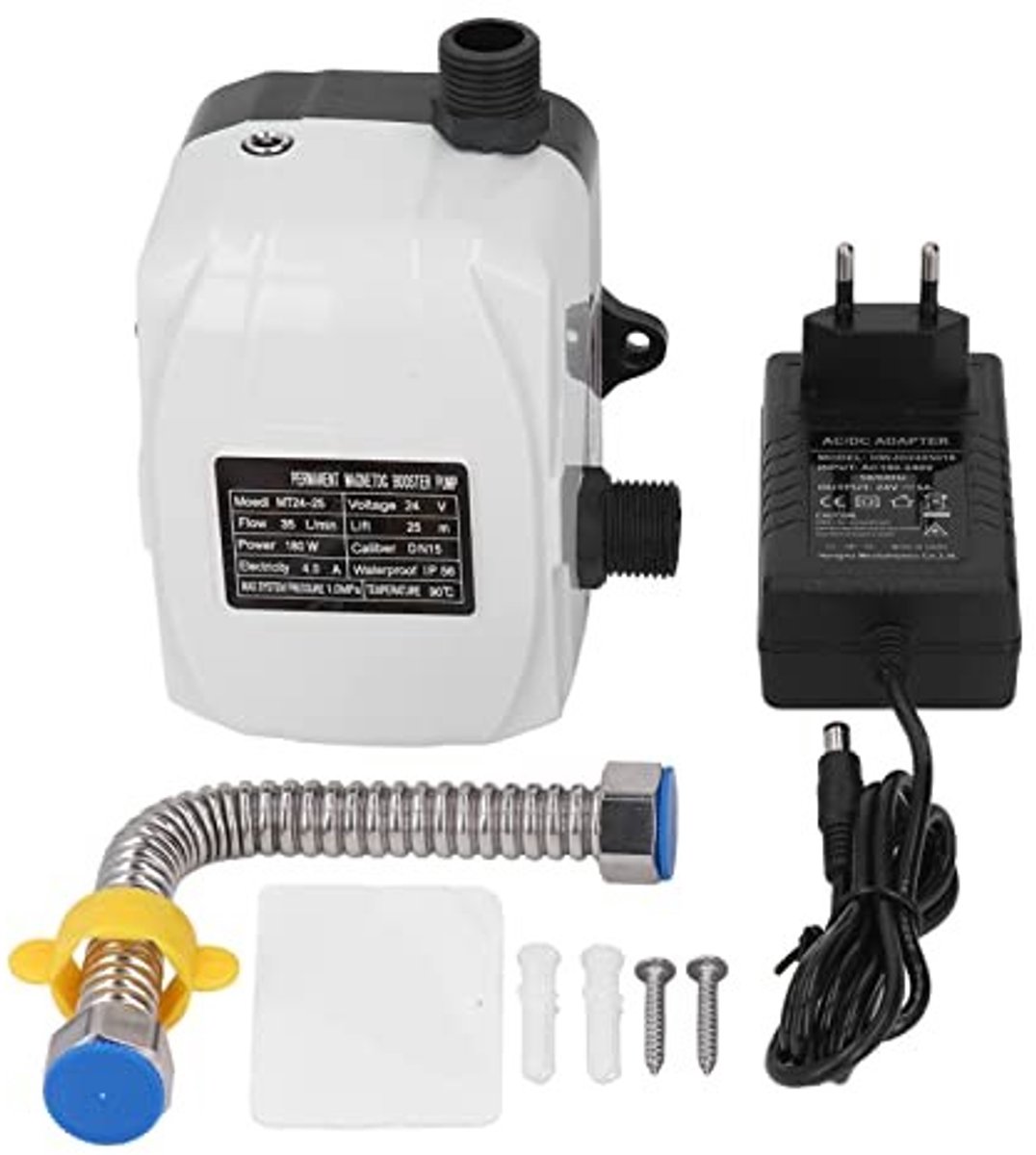 Waterdruk Versterker Pomp 24V - Compacte Drukpomp voor Huishouden en Tuin