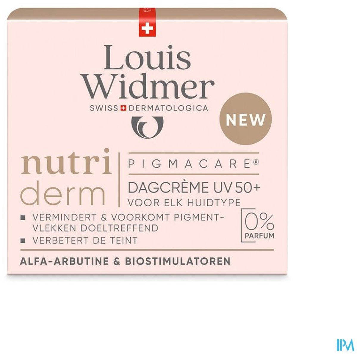 Louis Widmer Nutriderm Pigmacare Dagcrème UV50 zonder parfum