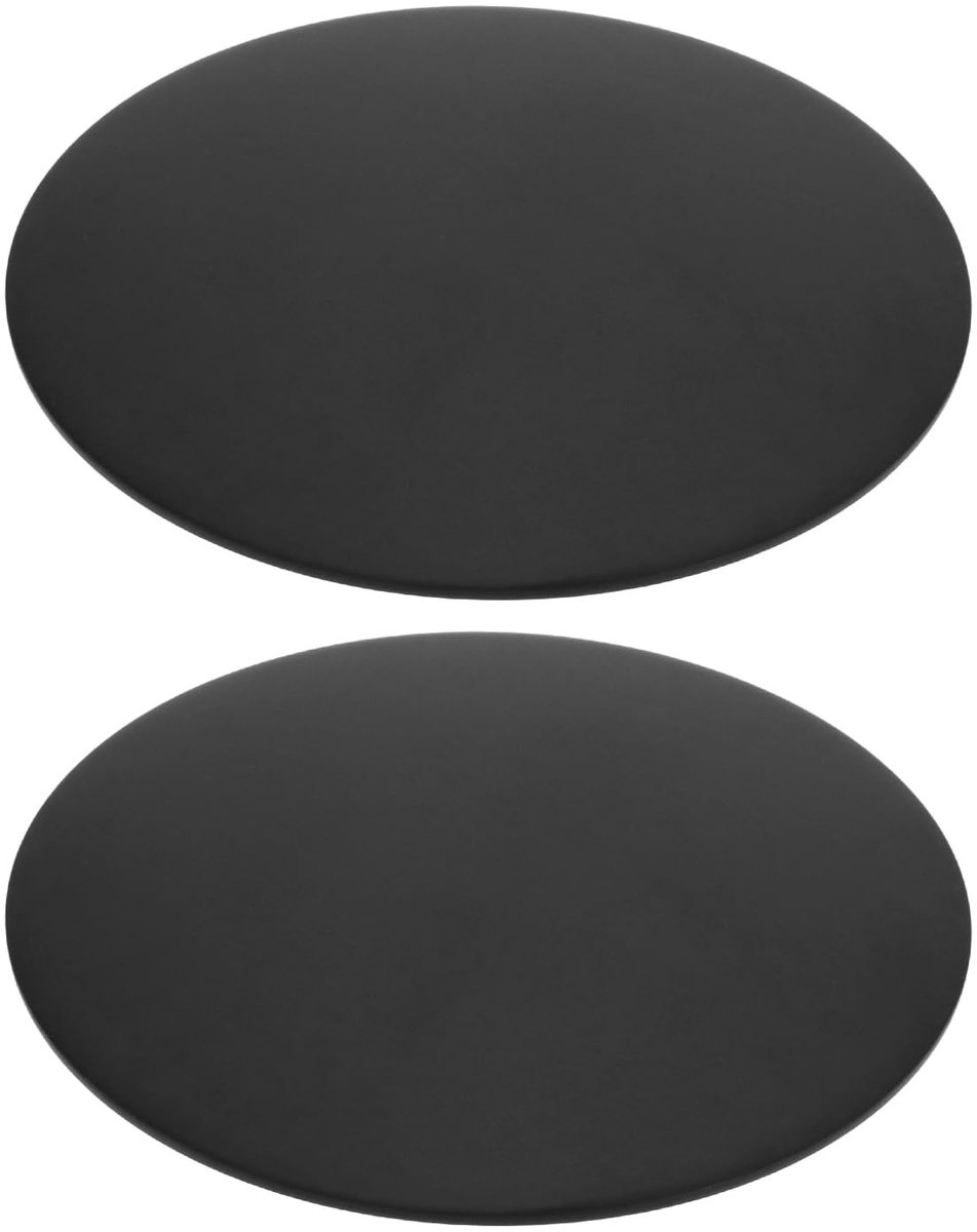 aladdien - Koperen Afvalbak - Pop-up Wastafel Plug - Mat zwart - Drukknop Ontwerp - Geschikt voor 28,5mm Gaten - 2 Stuks