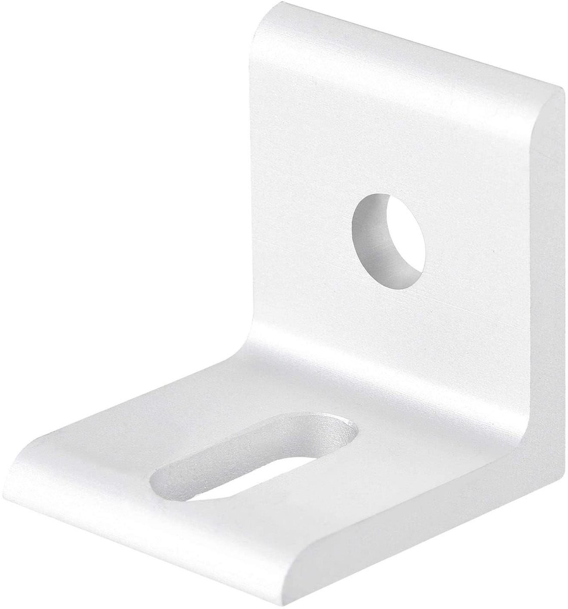 aladdien - Binnen Hoek Beugel - Aluminium Hoekbeugel 8 Stuks - Duurzaam en Stevig - Wit - Voor 3030 Serie Aluminium Profiel - Voor 3D Printers