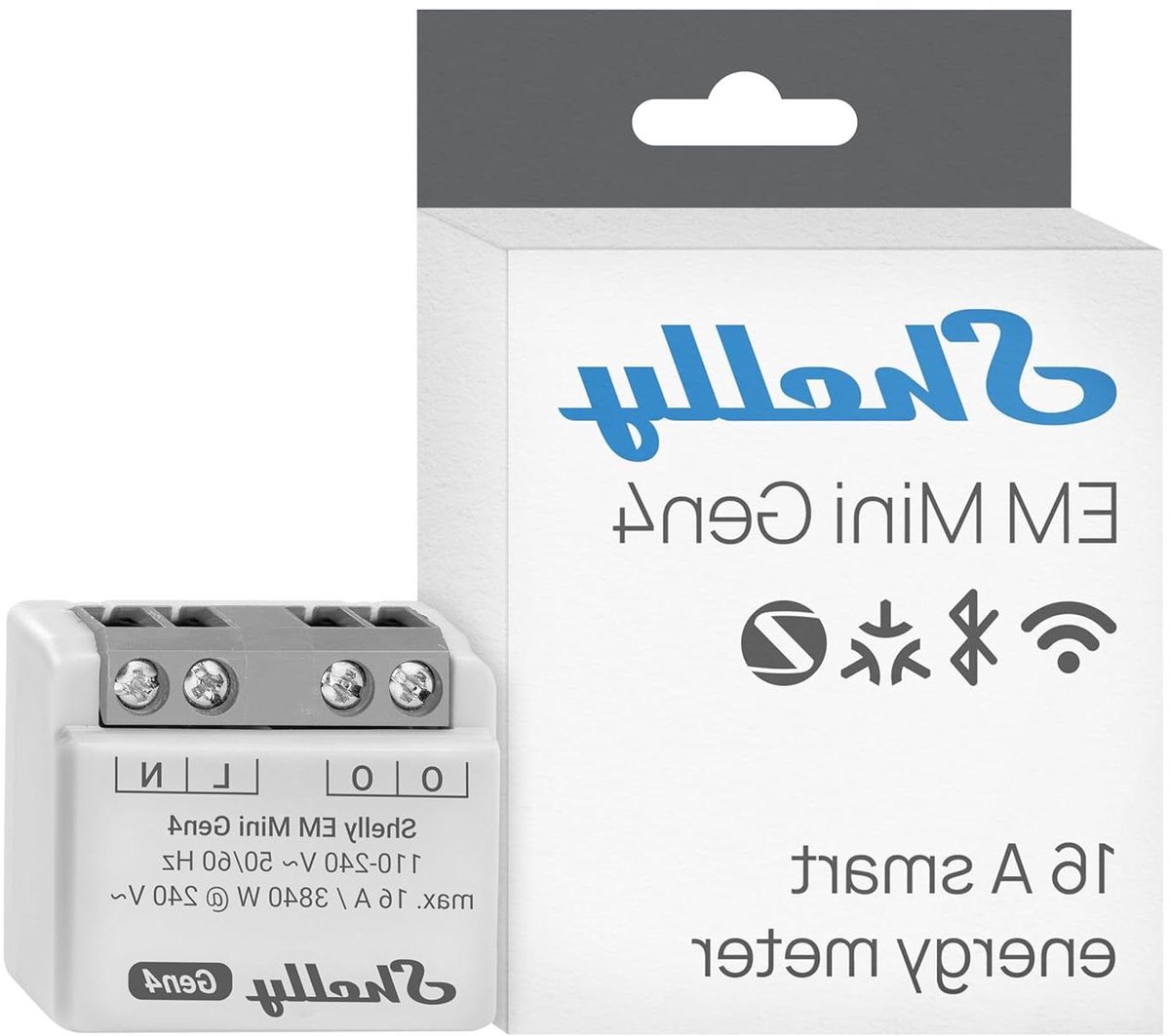 Slimme Energiemeter - Stroommeter Apparaat - Energie Verbruik Meten - Compact Ontwerp - 16 Ampere - Wit