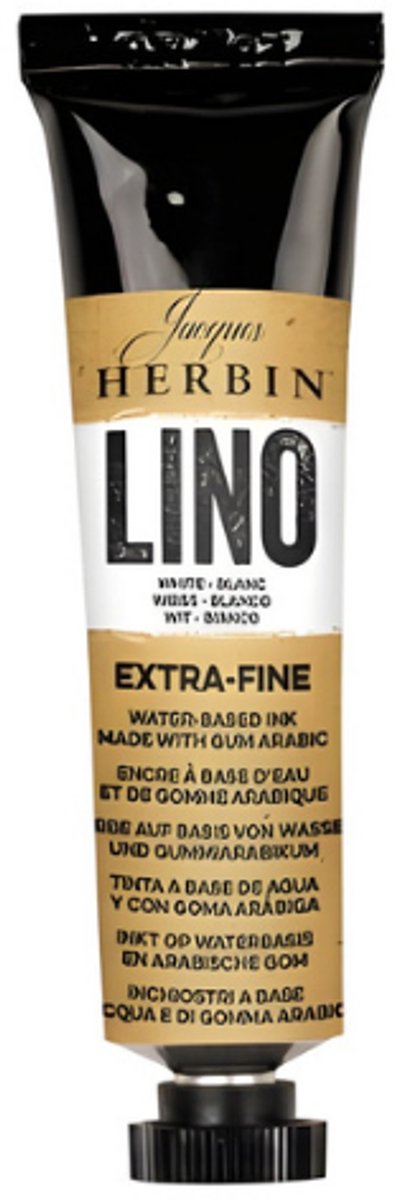 Lino inkt 35 ml wit