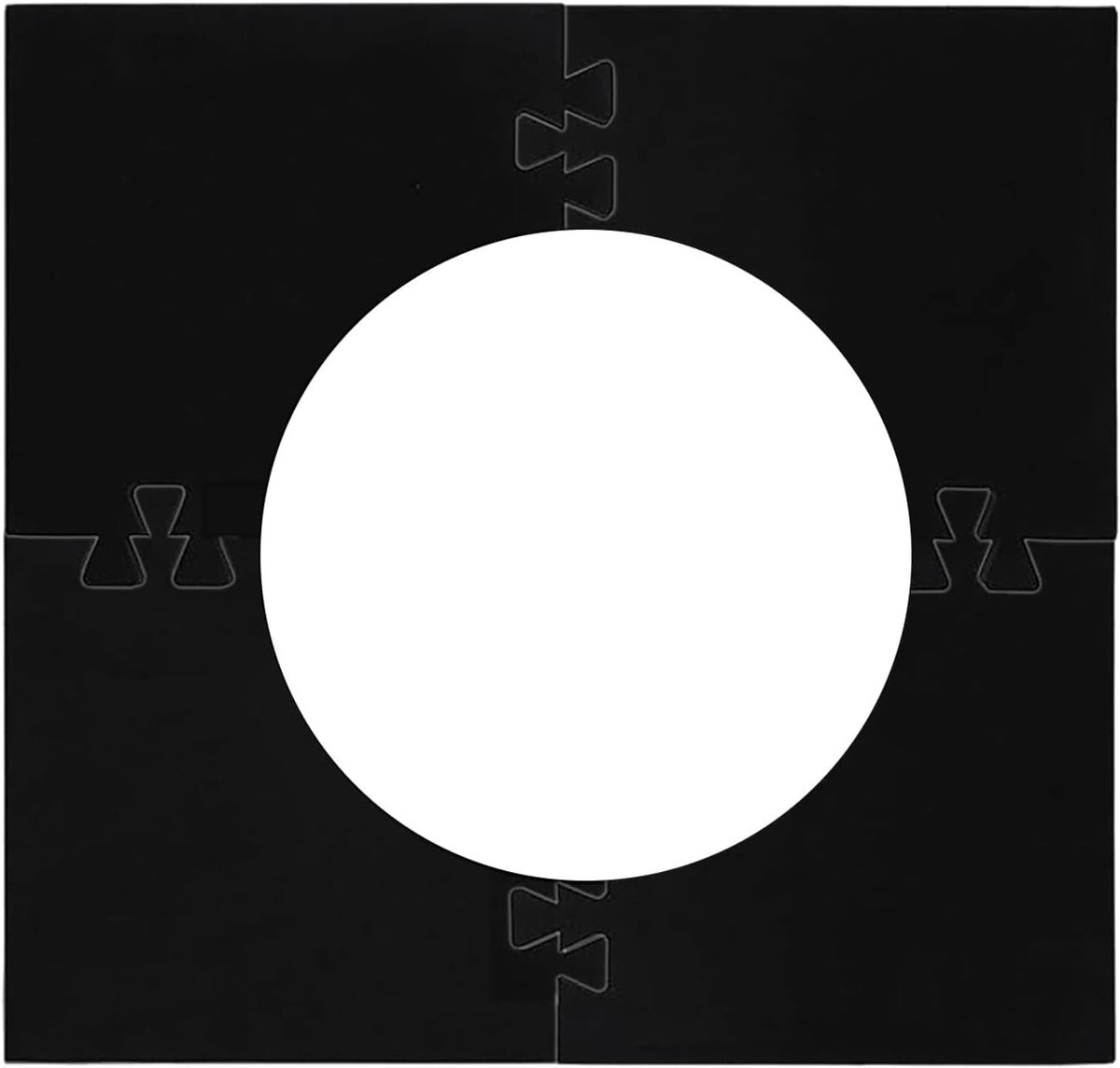 Dartbord bescherming - Wandpaneel - Muren beschermen - Modulaire architectuur - 72x72 cm - Zwart