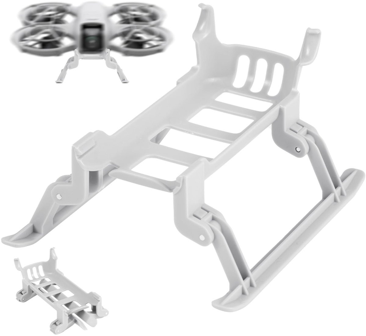 aladdien - Landing Gear - Vouwbare Landing Legs - Grijs - Drone Accessoires - Beschermende Steun - Geschikt voor Drone