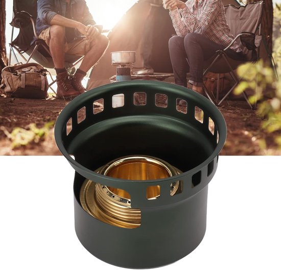 Dailygoody - Alcoholkachel - Draagbare kampeerkachel - Compact en lichtgewicht - Mini alcoholrugzakkachel - Ideaal voor camping en picknick — afbeelding 3