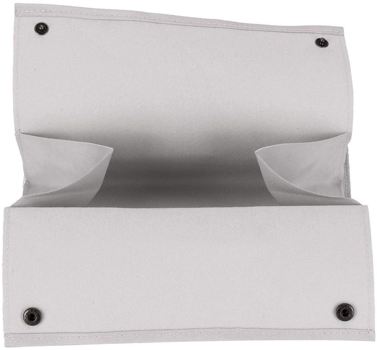aladdien - Tissue Houder - Tissue Box - PU Lederen - Grijs - Desktop Organizer - Geschikt voor Slaapkamer en Woonkamer