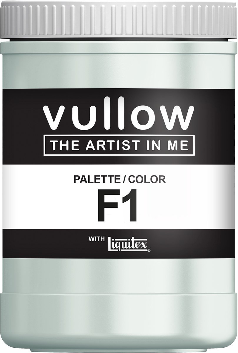 Vullow® Acrylverf F1 Lichtsalie – Mat – 1 Liter – Voor Canvas, Hout en Papier